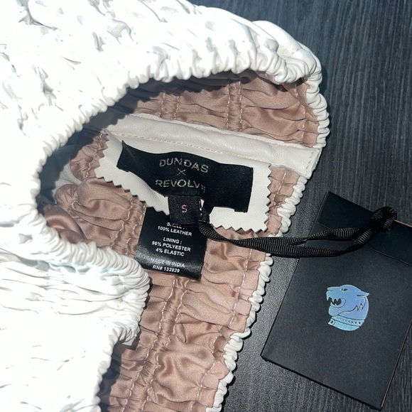 REVOLVE ARYN LEATHER CROP TOP S - Picture 3 of 8